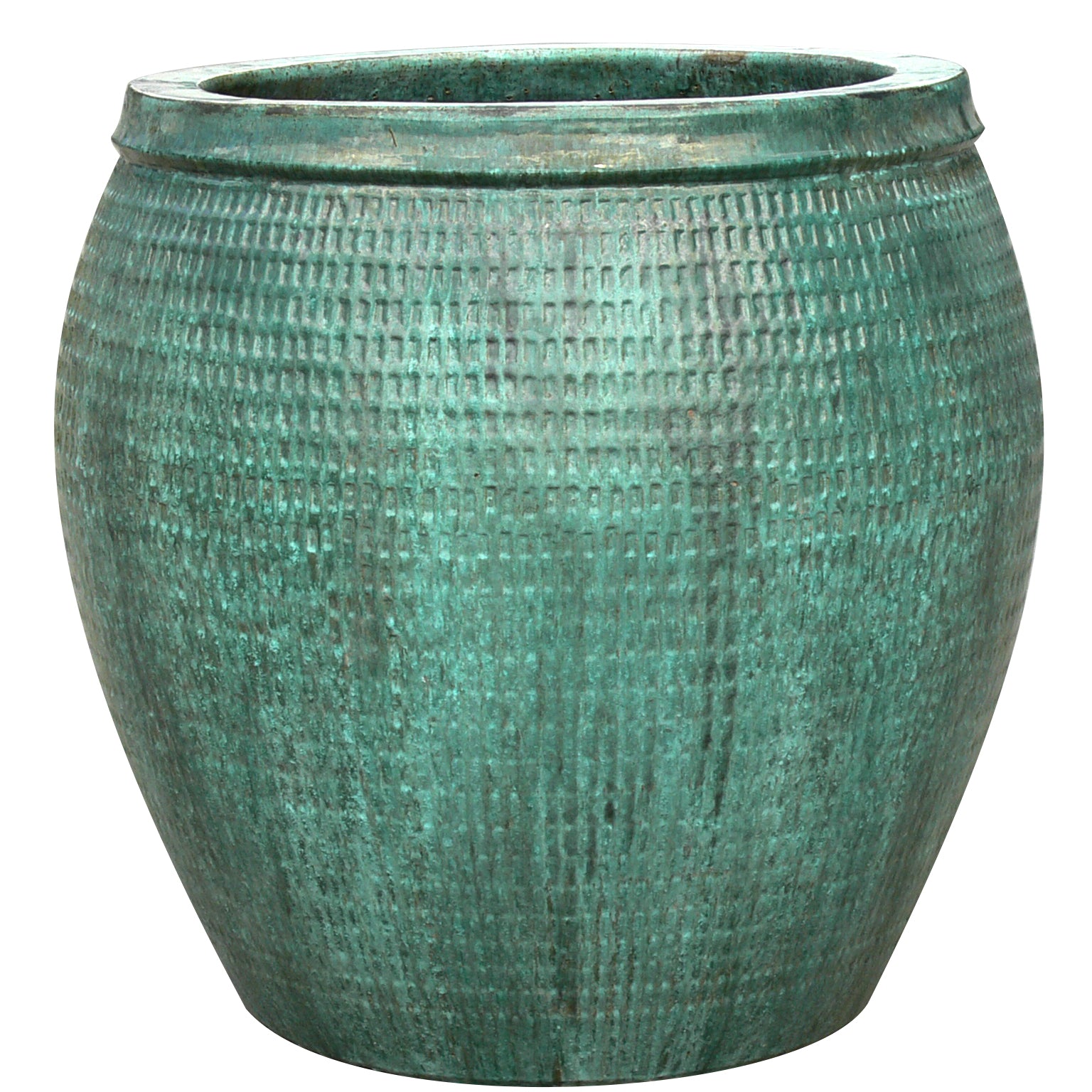 Collar Plant Pot Opal Green