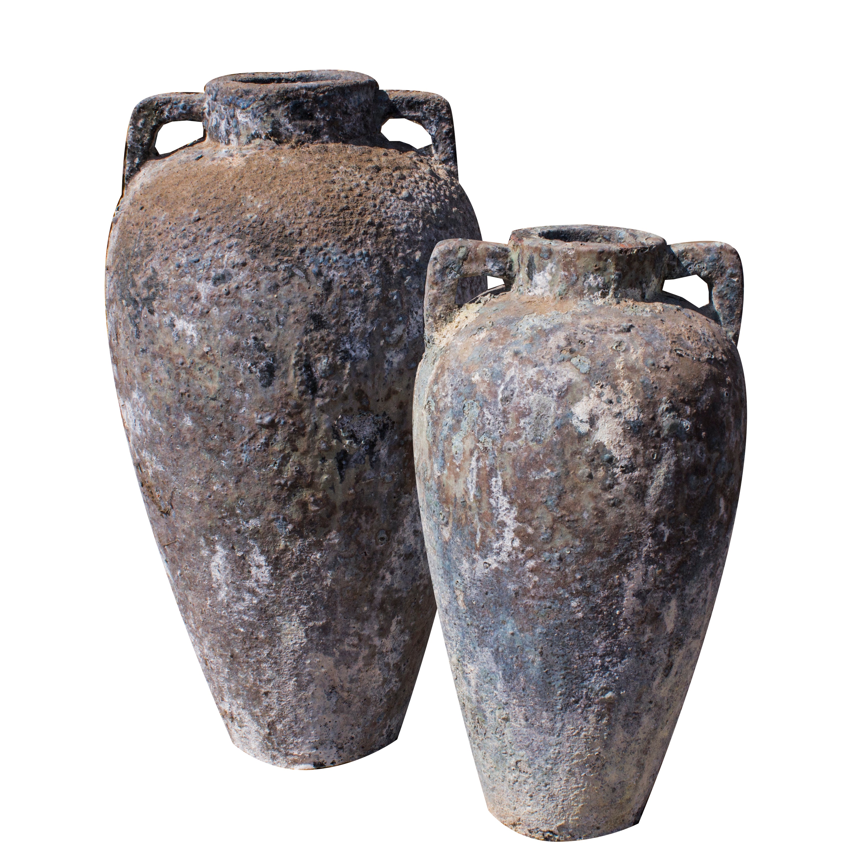 Amphora Handles Jar Atlantis Verdigris