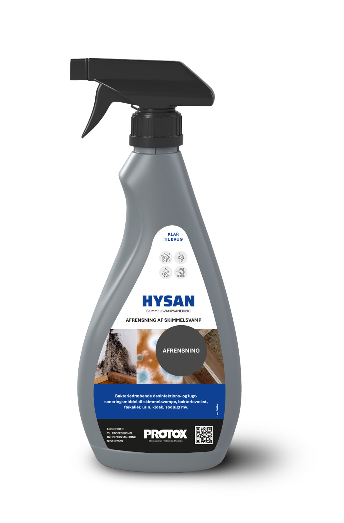 Protox Hysan Spray 500 ml – Skimmel- og lugtfjerner