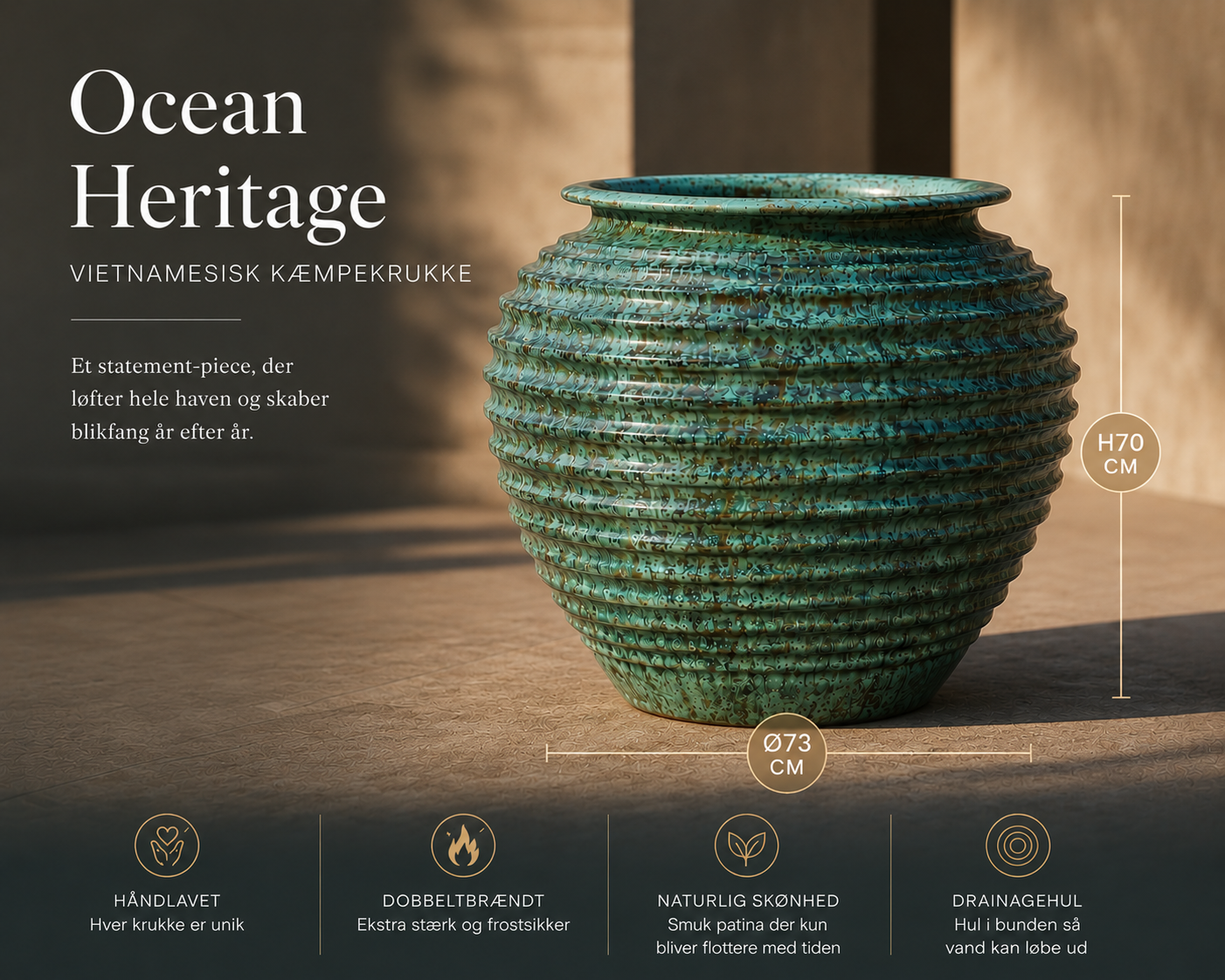 Ocean Heritage – Vietnamesisk kæmpekrukke