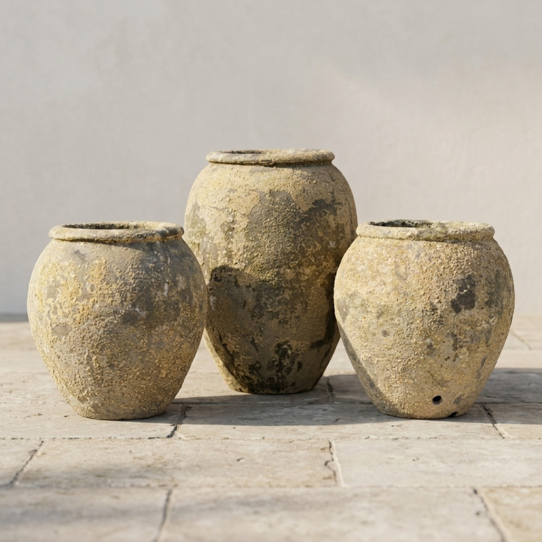 Ancient Temple Collection. Håndlavet vietnamesisk krukkesæt. Limited Collection