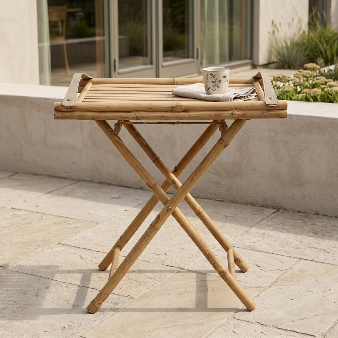 Bambus Bakkebord 65x40x72cm