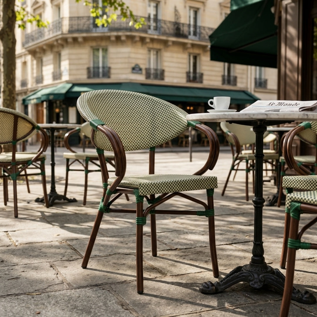 Paris 2 – Caféstol m. armlæn