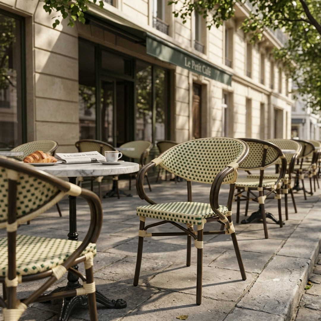 Paris – Caféstol m. armlæn – Flet