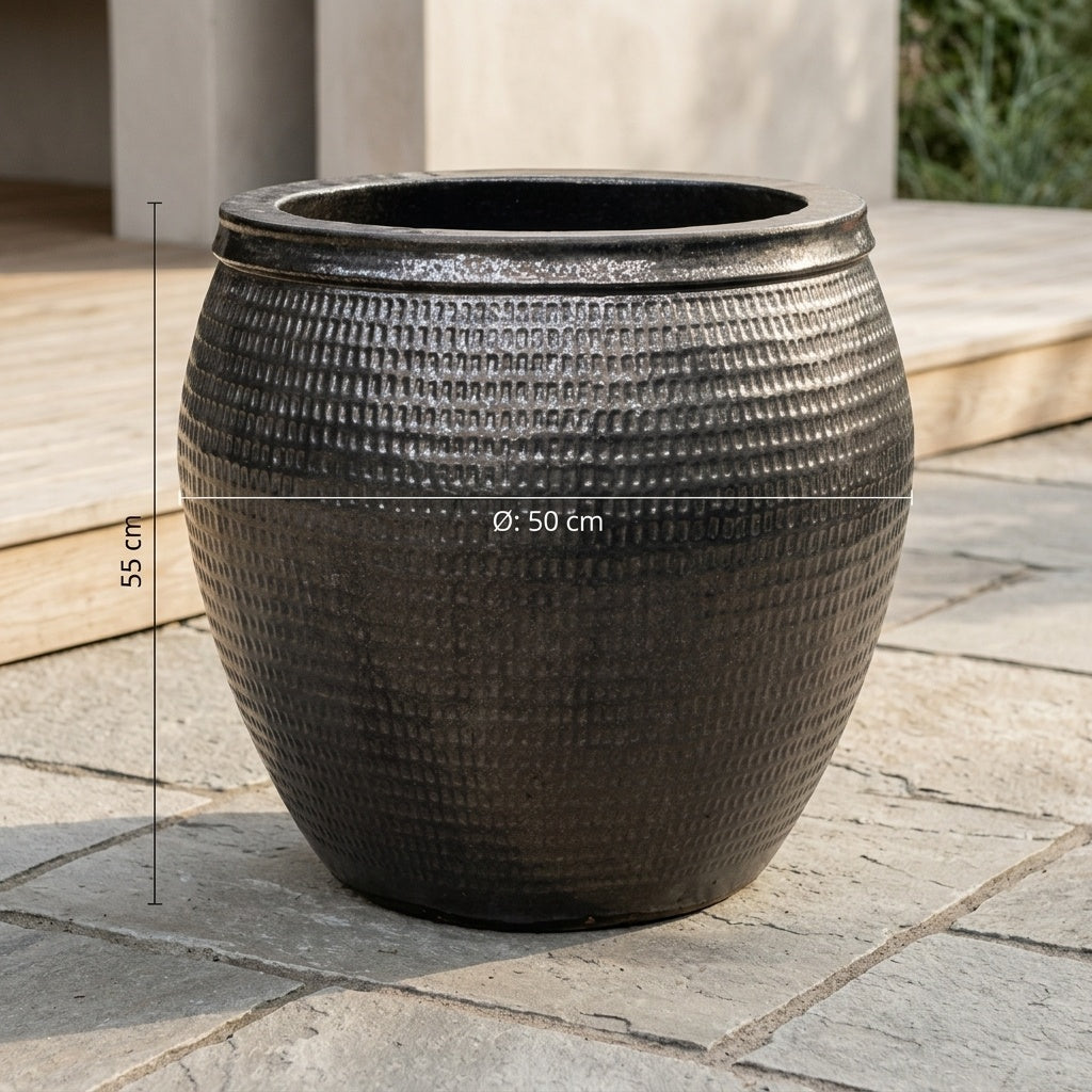 Collar Plant Pot Saphire