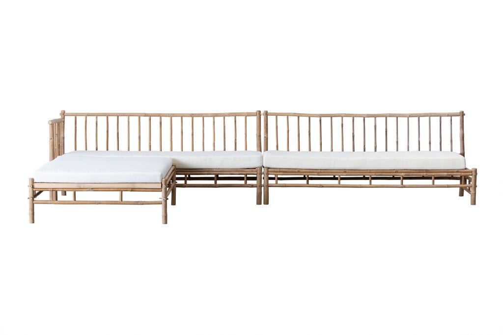 Bambuspakke 2 stk. 3 seater modul sofaer & 1 stk. x Ottoman udsolgt